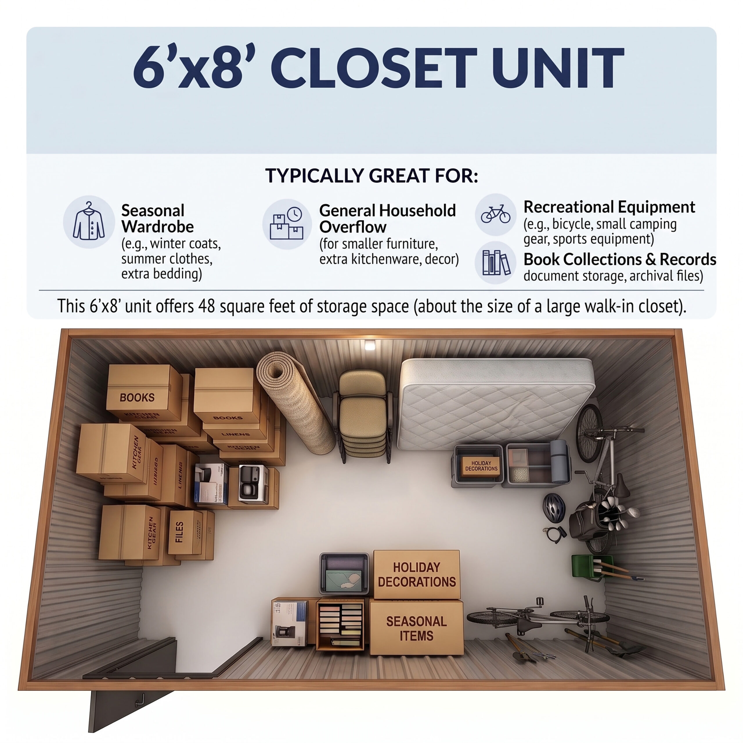 6 x 8 Closet Storage Unit